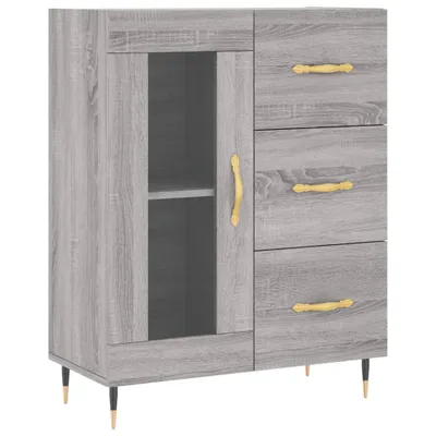 Produktbild von Sideboard Grau Sonoma 69,5x34x90 cm Holzwerkstoff