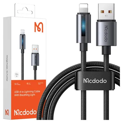 Produktbild von Mcdodo Ladegerät Usb Blitz Schnelles Ladekabel Für Iphone 1M Geführt