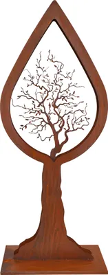 Produktbild von Badeko Deko-Baum „Toskana“ 200 cm in Edelrostoptik