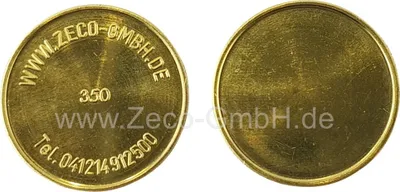 Produktbild von 50 x Wertmarken WM3, kompatibel mit Miele Waschmünzen 1699350 - Wertmarke für Münzkassierer