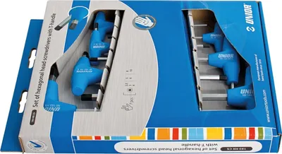 Obrázek produktu pro Sada šestihranných klíčů Unior s T-rukojetí 2,5-10 mm 193HXCS