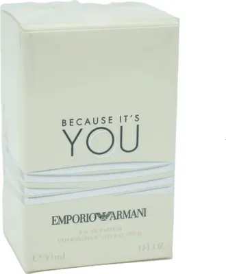 Produktbild von Giorgio Armani Because It's You, Frauen, 30 ml, Nicht nachfüllbare Flasche, Neroli, Himbeere, Rose, Moschus, Vanille