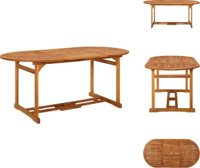 Zdjęcie produktu dla vidaXL Stół ogrodowy 180x90x75 cm z litego drewna akacjowego - Stoły ogrodowe