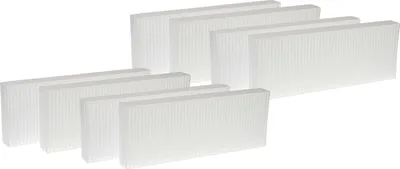 Produktbild von vhbw Filterset Ersatz für Zehnder 527003440 für Lüftungsgerät - Luftfilter ISO ePM1 50% + ISO Coarse 60% (8 Stück), 48 x 18 x 10 cm, Weiß