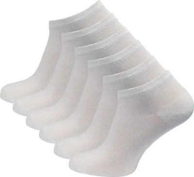 Produktbild von Vincent Creation® Sneaker Socken "Bambus " 6 Paar 39-42 weiß
