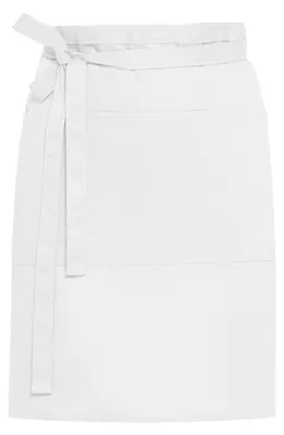 Image de SG Accessories Bistro - Tablier court « Brussels » FK2133 (taille unique) (blanc)