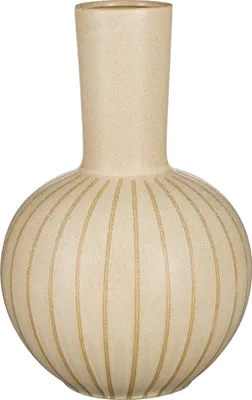 Image de Mica Decorations Vase Holm - 34x34x52 cm - Céramique - Crème