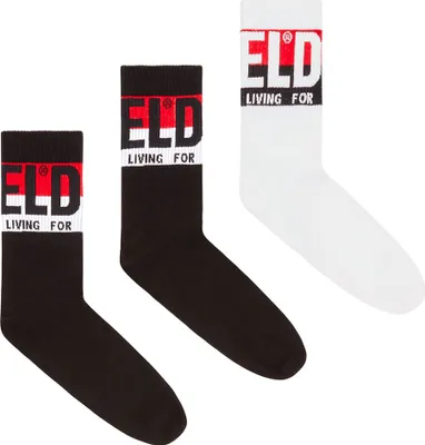 Produktbild von Diesel 00sayj-0iqar Ray Socken 3 Paare Weiß,Schwarz EU 35-38 Mann Weiß,Schwarz EU 35-38
