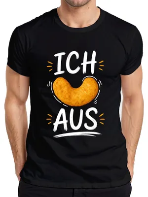 Produktbild von Ich flipp aus Snack Erdnussflipp Humor Witzig Geschenk Herren T-Shirt Knabberzeug Snack, Schwarz, S
