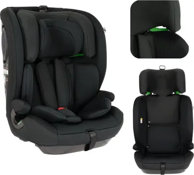 Produktbild von Novi Jules V2 i-Size Kindersitz (R129) – 76–150 cm – 5-Punkt-Gurt – Gurtbefestigung mit Top Tether - Schwarz