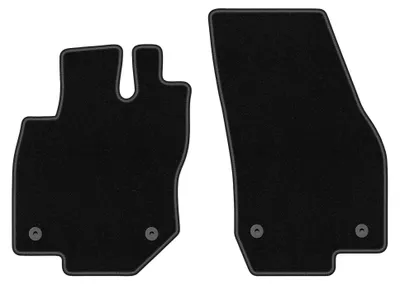 Immagine prodotto di Tappetini anteriori in moquette agugliata per VW Tiguan III dal 2024 (SUV) – 2 pezzi, neri, su misura – Wielganizator BASIC