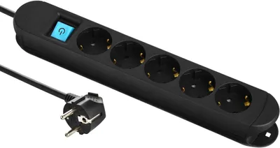 Productafbeelding van Electraline Pro-Line 62084 - Wufel stekkerdoos Professionel 5-voudig met schakelaar