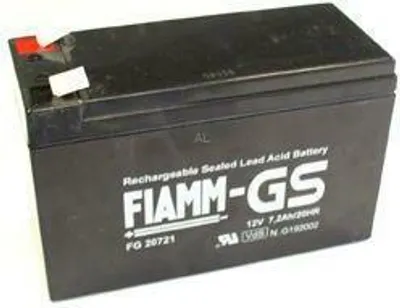 Produktbild von Fiamm Bleiakku FG20722 12 Volt 7,2 Ah mit 6,3mm Steckanschlüssen