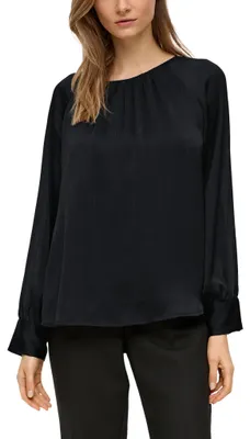 Produktbild von Chiffon-Bluse mit Webstruktur