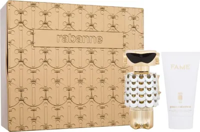Obrázek produktu pro Rabanne Fame, Ženy, Eau de parfum, 50 ml, 75 ml, AQUA (WATER), HYDROXYCITRONELLAL, LINALOOL, BENZYL SALICYLATE, BUTYL METHOXYDIBENZOYLMETHANE,..., AQUA (WATER) CAPRYLIC/CAPRIC TRIGLYCERIDE GLYCERYL STEARATE SE COCOGLYCERIDES PARFUM (FRAGRANCE)...