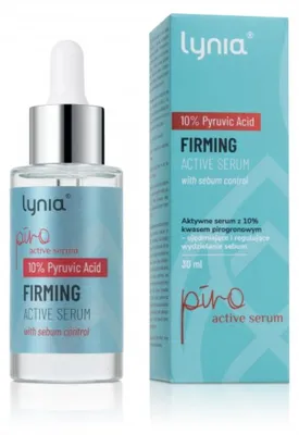 Produktbild von Lynia – PIRO Active Serum mit 10 % Brenztraubensäure – straffend und talgregulierend, 30 ml