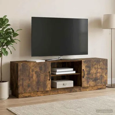 Produktbild von vidaXL TV-Schränk Geräucherte Eiche 150 x 31 x 47 cm Holzwerkstoff