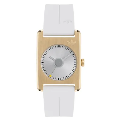 Produktbild von Adidas Uni Uhr RETRO POP ONE Silikon weiß AOST24081