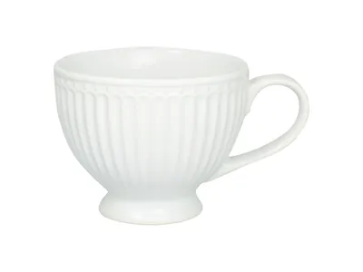 Immagine prodotto di Greengate tazza da tè ALICE WHITE tazza da tè in Vetroceramica con manico 400 ml