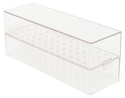 Image de Organisateur de forets acrylique à 48 trous pour forets à ongles Boîte de rangement transparente pour forets à ongles