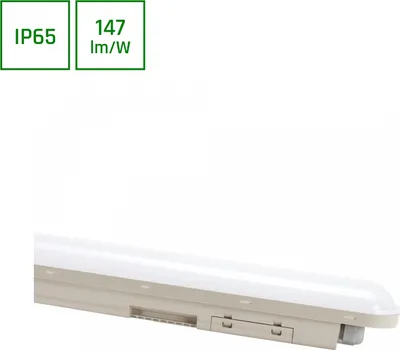 Produktbild von Spectrum LED Feuchtraumleuchte Limea Connect 120cm Grau IP65 36W 5300lm Neutralweiß 4000K 120°