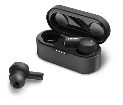 Zdjęcie produktu dla Philips TAT5505BK/00, Bezprzewodowy, Połączenia/muzyka, 20 - 20000 Hz, 64 g, Słuchawki, Czarny