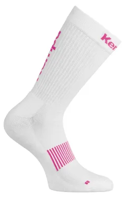 Produktbild von Kempa Logo Classic Socken - Größe: 46-50, weiß/pink, 200354105