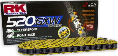Produktbild von RK Kette 520 Gxw 118 N Gelb/Schwarz Offen