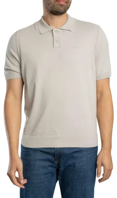 Produktbild von Poloshirt BOSS Orange Asac_P beige gestrickt