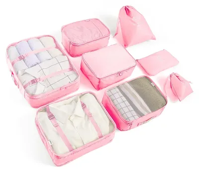 Image de Jeu de cubes de rangement, 8 pièces, différentes tailles, pour valises et organisation de voyage