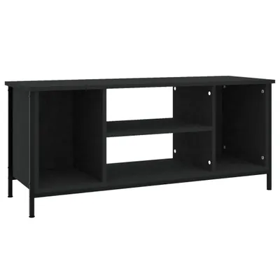 Zdjęcie produktu dla Szafka pod TV, czarna, 102x35x45 cm, materiał drewnopochodny