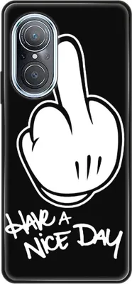 Produktbild von König Design Hülle kompatibel mit Huawei nova 9 SE Kunststoff Soft Handyhülle - Handy Case Have a nice Day