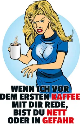 Produktbild von vianmo Holzschild 18x12 cm vor dem erstem Kaffee Essen Trinken