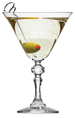 Produktbild von KROSNO Krista Cocktail- und Martinigläser Klar, 6er-Set, 280 ml