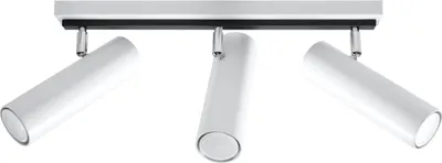 Produktbild von Deckenleuchte DIREZIONE 3 weiß 3xGU10 10W Stahl 20x6x45cm Sollux Lighting