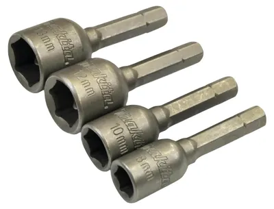 Immagine prodotto di Accessori Makita® Chiave a bussola magnetica SW 8/10/12/13 1/4" 50 mm B-57554 - Set di 4