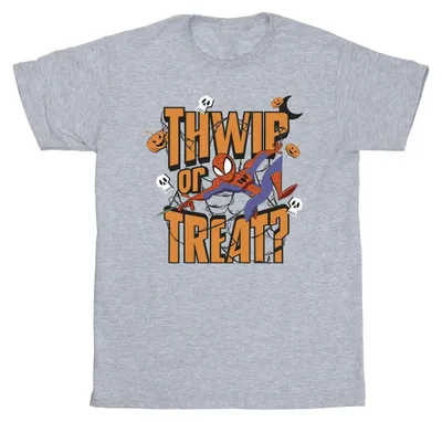 Immagine prodotto di Marvel - T-shirt da uomo "Thwip Or Treat" BI38308 (XXL) (grigio)