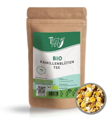 Produktbild von Tasty Pott Kamillenblüten getrocknet - im Beutel - 1 Beutel