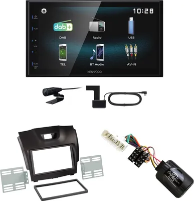 Produktbild von Kenwood DMX-125DAB USB Bluetooth MP3 DAB+ Einbauset für Isuzu D-Max 2