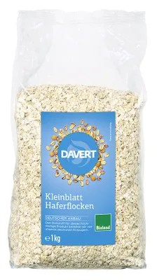 Produktbild von Davert - Kleinblatt Haferflocken - 1kg