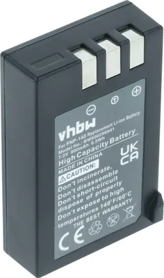Produktbild von vhbw Akku kompatibel mit Fujifilm FinePix S200EXR, S200, S100FS, S100 Kamera (900 mAh, 7,2 V, Li-Ion)