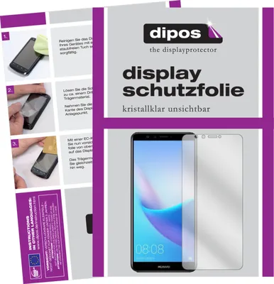 Produktbild von 2x Schutzfolie für Huawei Enjoy 8 Plus klar Displayschutzfolie Display Schutz