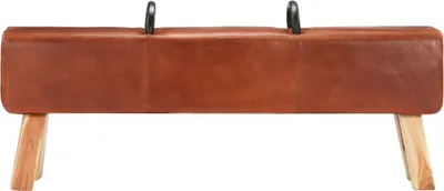Immagine prodotto di Panca Turnbock Vintage con Maniglie in Vera Pelle di Capra
