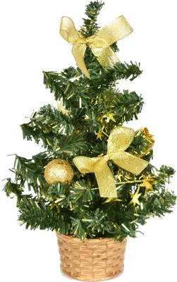 Immagine prodotto di Albero decorato con oro 25 cm