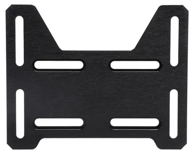 Image de Support d'adaptation réglable pour support moteur avec visserie, en aluminium haute résistance, longue durée de vie, pour mini-moto et karting, noir