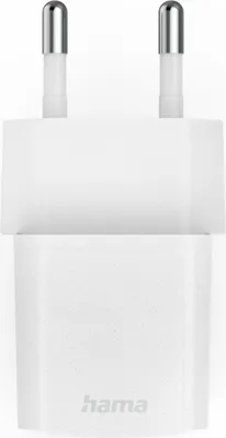 Obrázok produktu pre Rýchla mini nabíjačka HAMA “Eco”, USB-C (PD), Qualcomm® 3.0, 25 W, biela