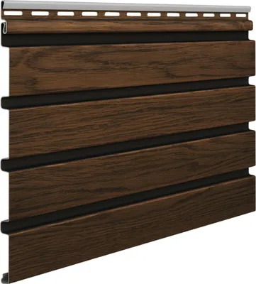 Zdjęcie produktu dla VOX SXP-06 PANEL FASADOWY FRONTO 295x28,3cm, orzech V-czarny, dekor drewnopodobny 3D, wodoodporny, odporny na promieniowanie UV i uderzenia, łatwy montaż na elewacjach, sufitach, balkonach lub tarasach, 10 szt