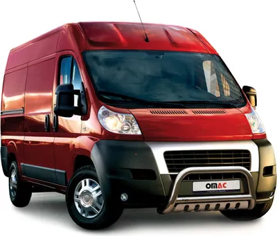 Produktbild von Frontbügel Frontschutzbügel für Fiat Ducato 2006-2016 mit ABE Edelstahl Silber