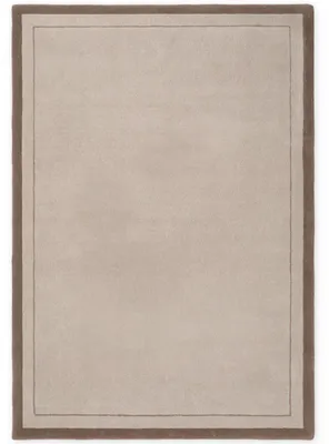 Produktbild von Villeroy & Boch Wollteppich Niko, Creme Braun, handgewebt, wärmeisolierend - 120x170 cm