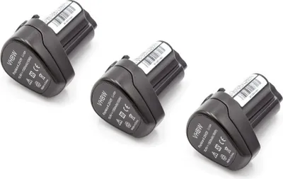Produktbild von vhbw 3x Akku kompatibel mit Metabo PowerMaxx ULA LED Werkzeug (1500 mAh, Li-Ion, 10,8 V)